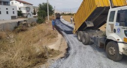 Milas Belediyesinin sathi asfalt çalışmaları sürüyor.