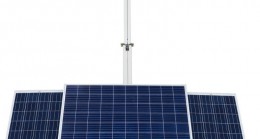 Solar Aydınlatma Kulesi enerjisini güneşten alıyor