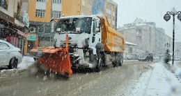 Karaman Belediyesi Kar Yağışına Anında Müdahele Etti
