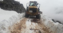 Büyükşehir’in Alanya kırsalında kar temizliği sürüyor Uğurlu Yaylası’nda ekipler ulaşımı sağlamaya çalışıyor