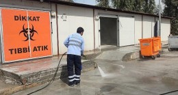 Çiğli’de grevin ardından temizlik çalışmaları başlatıldı