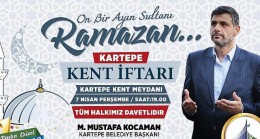 Kartepe’nin Geleneksel Kent İftarı 7 Nisan’da