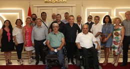 Antalya Kent Konseyi Engelli Meclisi  Başkan Böcek’i ziyaret etti