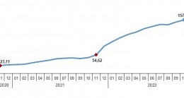 TÜİK: Yurt İçi Üretici Fiyat Endeksi (Yİ-ÜFE) yıllık yüzde 136,02, aylık yüzde 0,74 arttı