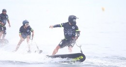 Kocaeli'de Türkiye Su Jeti ve Flyboard Şampiyonası heyecanı başladı