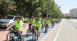 Bilgehane Öğrencileri Bisikletleriyle Güvenli Sürüş Etkinliğine Katılıyor