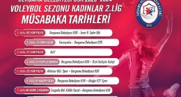 Bergama Belediyesi Voleybol Takımı Maç Takvimi belli oldu