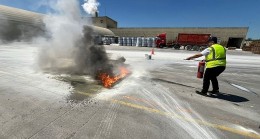 Büyükşehir İtfaiyesinden Eczacıbaşı’na eğitim