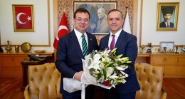 Ekrem İmamoğlu, Sancaktepe Belediye Başkanı Alper Yeğin’i makamında tebrik etti
