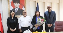 Germencik Belediye Başkanı Burak Zencirci Aydın Büyükşehir Belediye Başkanı Özlem Çerçioğlu’na nezaket ziyaretinde bulundu