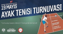 Yenişehir Belediyesi 19 Mayıs Ayak Tenisi Turnuvası düzenliyor