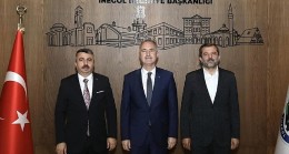Yıldırım Belediye Başkanı Oktay Yılmaz ile Gürsu Belediye Başkanı Mustafa Işık İnegöl Belediye Başkanı Alper Taban’ı ziyaret etti