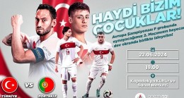 A Milli Takımımızın, Avrupa Futbol Şampiyonası’nda bu akşam Portekiz ile oynayacağı maç için Nevşehir Belediyesi Kapadokya Kültür ve Sanat Merkezi’ne dev ekran kuracak