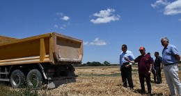 Lüleburgaz Belediyesi’nden buğday hasadı