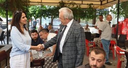 Başkan Şadi Özdemir Demirci’de mahalle halkını dinledi