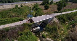Büyükşehir, Akmeşe Osman Bey Köprüsünü yeniliyor