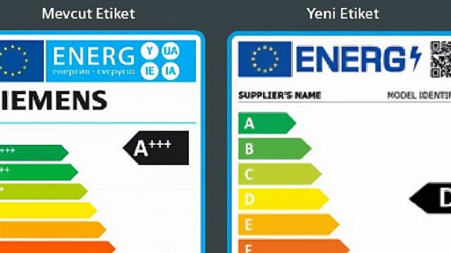 Beyaz eşyalarda yeni enerji yönetmeliğine uygun enerji etiketi dönemi başlıyor