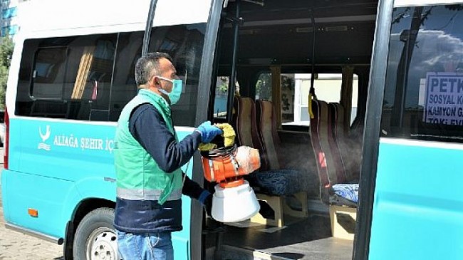 Aliağa Belediyesi Hijyen Çalışmalarına Ara Vermiyor