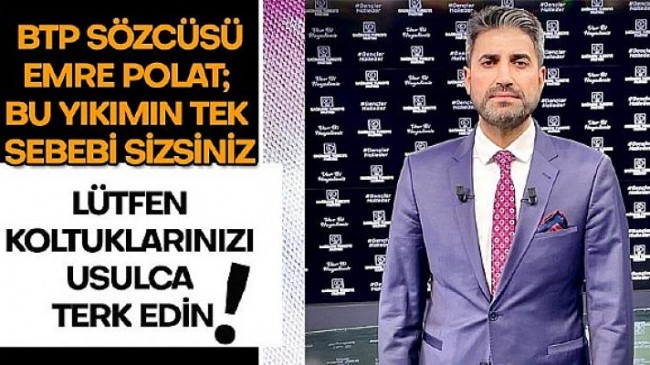 Lütfen koltuklarınızı usulca terk edin