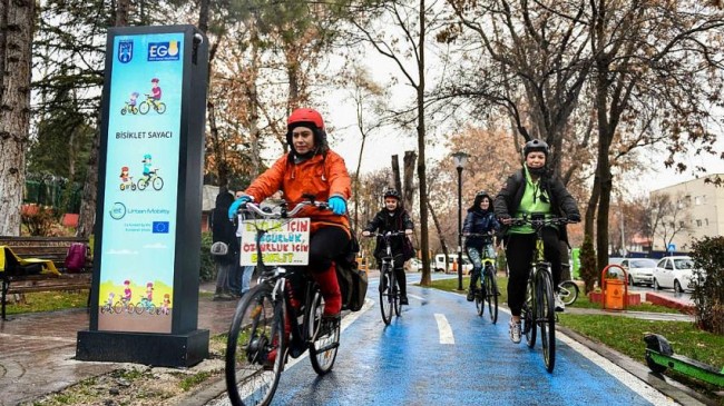 Yerli ve Milli Bisiklet Sayaçları Bisiklet Yollarında Kullanılmaya Başlandı