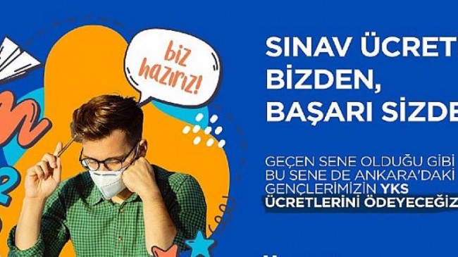 Sosyal Yardım Alan Gençlerin YKS Ücreti Bu Sene de Ankara Büyükşehir Belediyesi’nden
