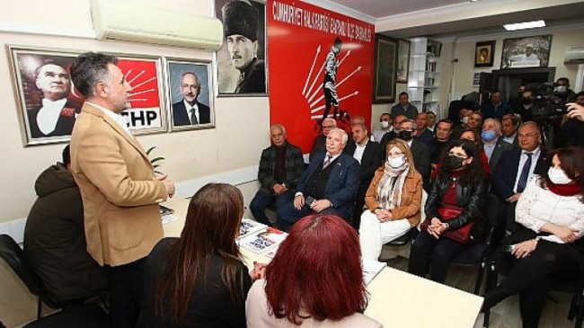 Başkan Sandal’dan CHP ilçeye ziyaret