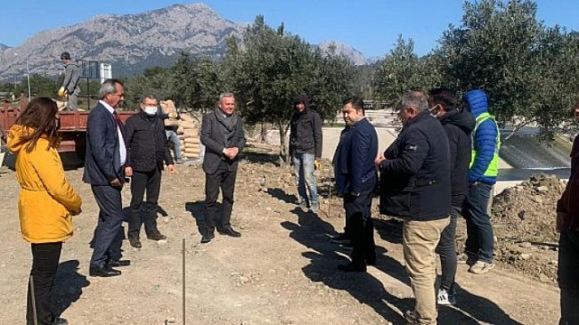 Başkan Vekili Yılmaz, Kemer’deki Çalışmaları İnceledi