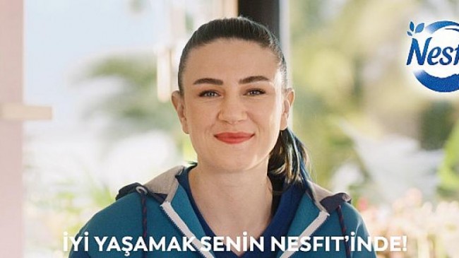Milli sporcu Meryem Boz Nesfit’in yeni reklamı için kamera karşısına geçti