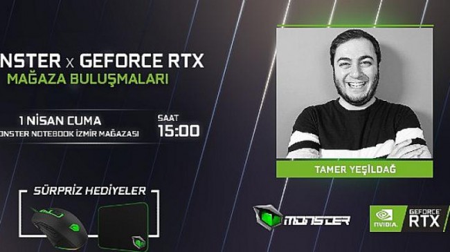 Monster x GeForce RTX Mağaza Buluşmaları tüm hızıyla İzmir’de devam ediyor