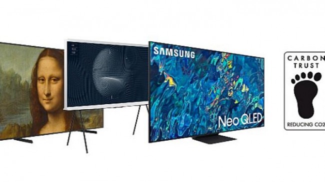 Samsung, 2022 model TV’leri ile Düşük Karbon Sertifikası’nın sahibi oldu