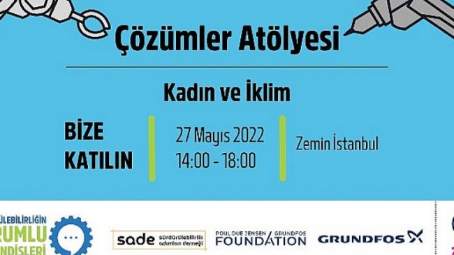 Sürdürülebilirlik Adımları Derneği, “Kadın ve İklim” atölyesi düzenliyor