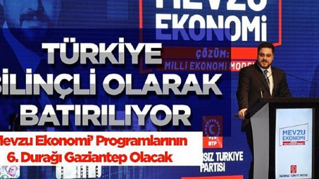 BTP Lideri Hüseyin Baş: Türkiye bilinçli olarak batırılıyor