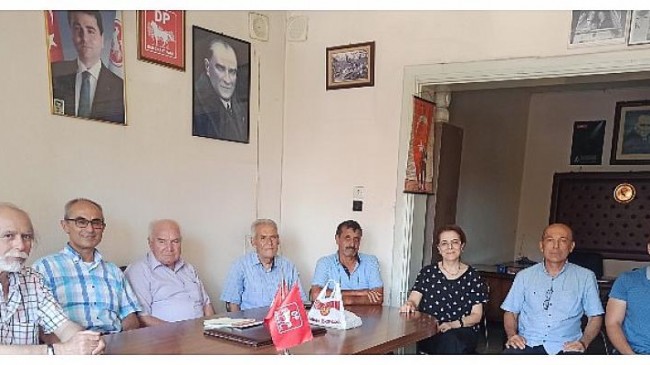 Ödemiş Kent Konseyi Yürütme Kurulu CHP, DP ve HDP İlçe Başkanlıklarını ziyaret etti