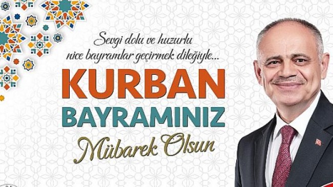 Yahyalı Belediye Başkanı Esat Öztürk, Kurban Bayramı münasebetiyle kutlama mesajı yayınladı.
