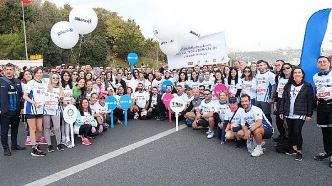 Allianz Türkiye, 44. İstanbul Maratonu’nda 7. kez iyilik için koştu