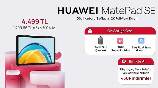 Hafif, akıllı ve güçlü: HUAWEI MatePad SE