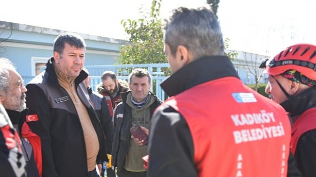 Kadıköy Belediye Başkanı Şerdil Dara Odabaşı Afet Bölgesinde