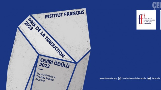 Institut français 2023 Çeviri Ödülü Tahsin Saraç anısına düzenleniyor