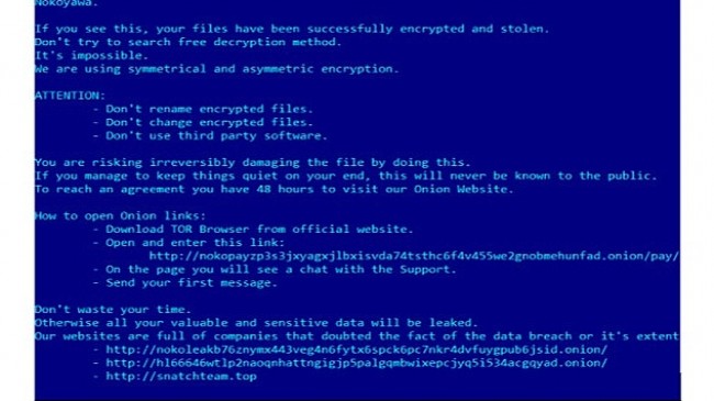 Microsoft Windows'taki sıfır gün açığı Nokoyawa fidye yazılımı saldırılarında kullanıldı