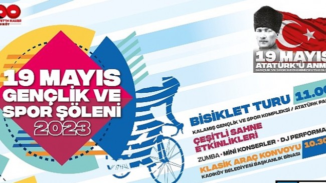 19 Mayıs Coşkusu Bu Yıl da Kadıköy'de Yaşanacak
