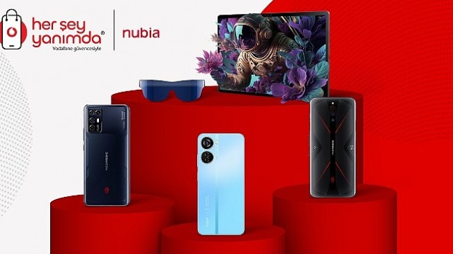 ZTE Nubia Marka Ürünler, Türkiye'de İlk Kez ve Sadece Vodafone Her Şey Yanımda'da