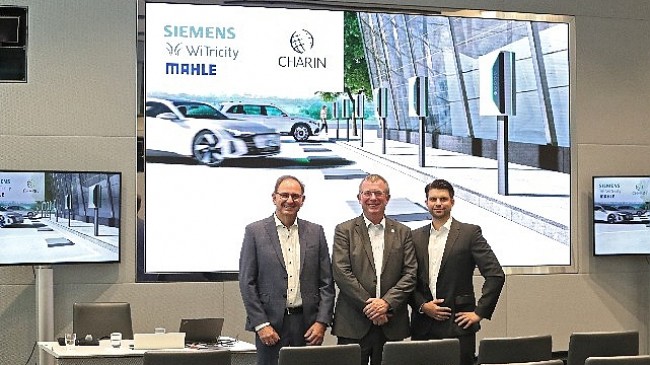 Siemens, Kablosuz Elektrikli Araç Şarj Alanında Bir Adım Daha Atıyor