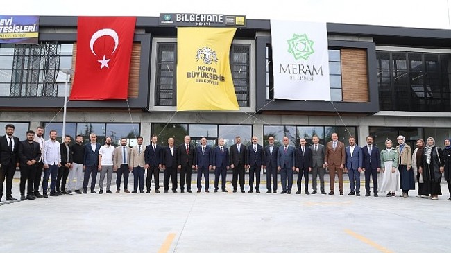 Konya Büyükşehir ve Meram Belediyesi İş Birliğiyle Şehre Kazandırılan Konevi Sosyal Tesisleri Açıldı