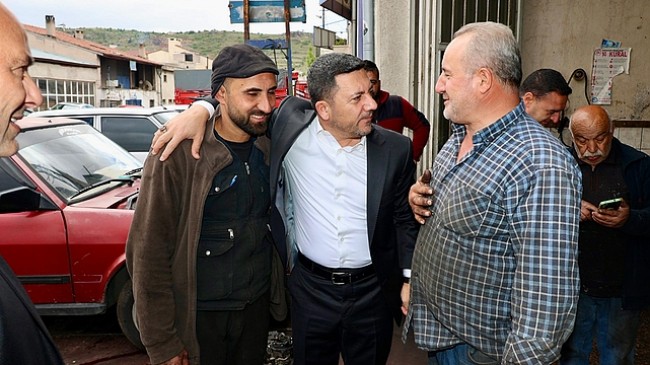 Nevşehir Belediye Başkanı Rasim Arı, Yeni Sanayi Sitesi esnafı ile bir araya geldi