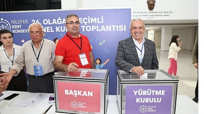 Nilüfer Kent Konseyi’nin yeni başkanı Mustafa Berkay Aydın
