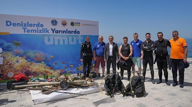 Sürdürülebilir bir gelecek için bir adım daha: Borusan’dan Gemlik’te deniz dibi temizliği