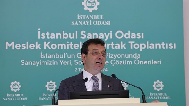 Ekrem İmamoğlu, ‘İstanbul Sanayi Odası Meslek Komiteleri Ortak Toplantısı’nda konuştu
