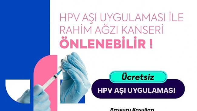 HPV Aşısı için Başvurular Devam Ediyor