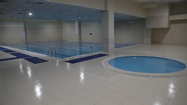Sivas Belediyesi Fidan Yazıcıoğlu Kültür Merkezi bünyesindeki kadınlara özel hamam ve yüzme havuzunda kapsamlı bir yenileme çalışması yapıldı