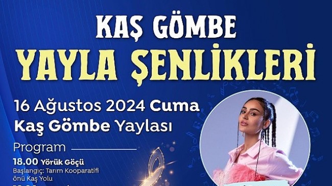 Antalya Büyükşehir Belediyesi Gömbe’de yayla şenliği düzenliyor